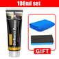 Car Scratch Remover Polishing Paste With Sponge Paint Care Restore Damaged Surface Smooth Finish For Auto Gloss