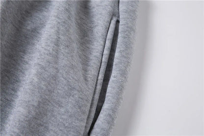 2024 New Autumn and Winter Men's and Women's Sweater Set KING QUEEN Loose Relaxed Hooded Print Couple Set