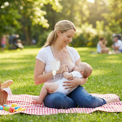Free Ship Breastfeeding Newborn Essential- BPAFree Supplemental Nursing System Baby Nutrition Feeding Bottle Combo Baby Feeding