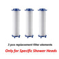 13CM Large Panel Shower 3 Modes Shower Head High Pressure Water Massage Shower Head Set with Cartridge Bathroom Accessories