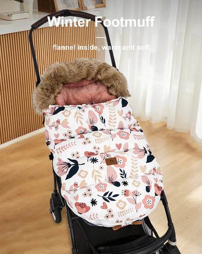 0-24Months Baby Carriage Sack Winter Warm Thicker Envelope For Discharge Stroller Footmuff Universal Pram Cover Accessories
