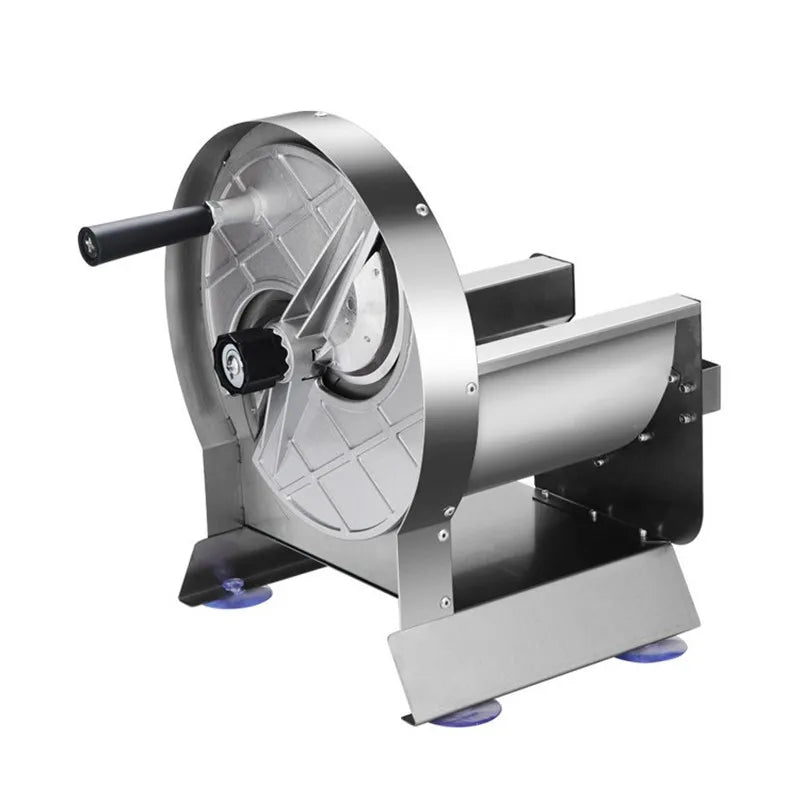 Commercial Stainless Steel Lemon Slicer Hand-Cranked Potato & Vegetable Cutter for Fruits, Lotus Root Multi-Function Kitchen Sl
