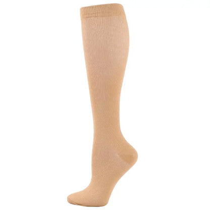 19 Styles Compression Stocking Blood Circulation Promotion Slimming Compression Socks Anti-Fatigue Comfortable Solid Color Socks