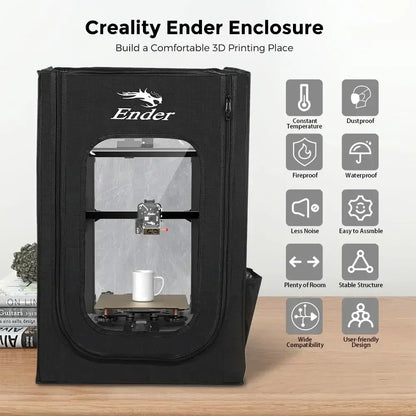 Creality Official Ender Enclosure Update Constant Temperature Fireproof Dustproof 3D Printer Protective Cover for Ender-3/3 V2