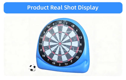 Inflatable Football Soccer Target Mat Outdoor Indoor Shooting Practice Game Toys for Children