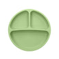 Baby Silicone Suction Cup Bowl Cute Bear Design Macaron Color 100% Food Grade Silicone BPA Free Double plate design for meals