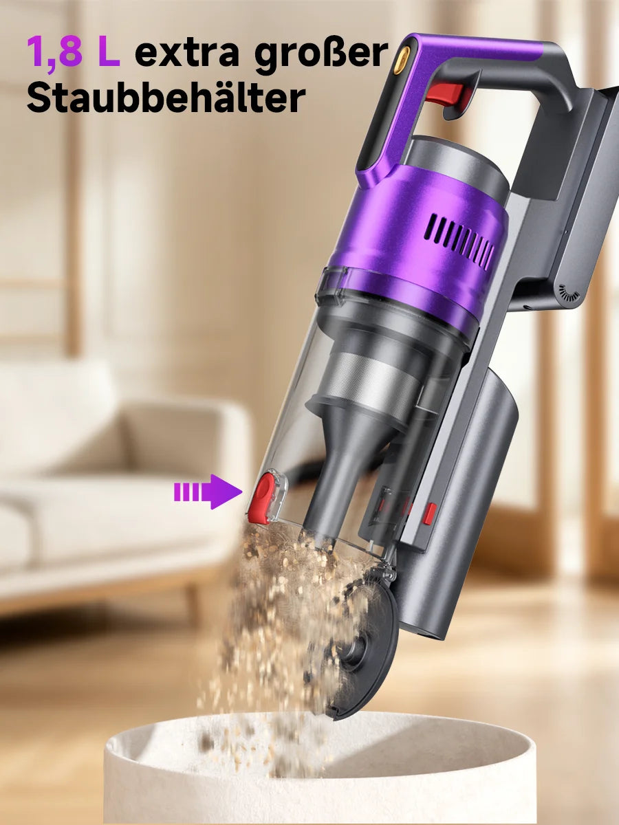 Tdyon Nova 70000PA 680W Cordless Vacuum Cleaner 75mins Long Runtime Removable Battery Self-Standing Wall Charging Vacuum Cleaner