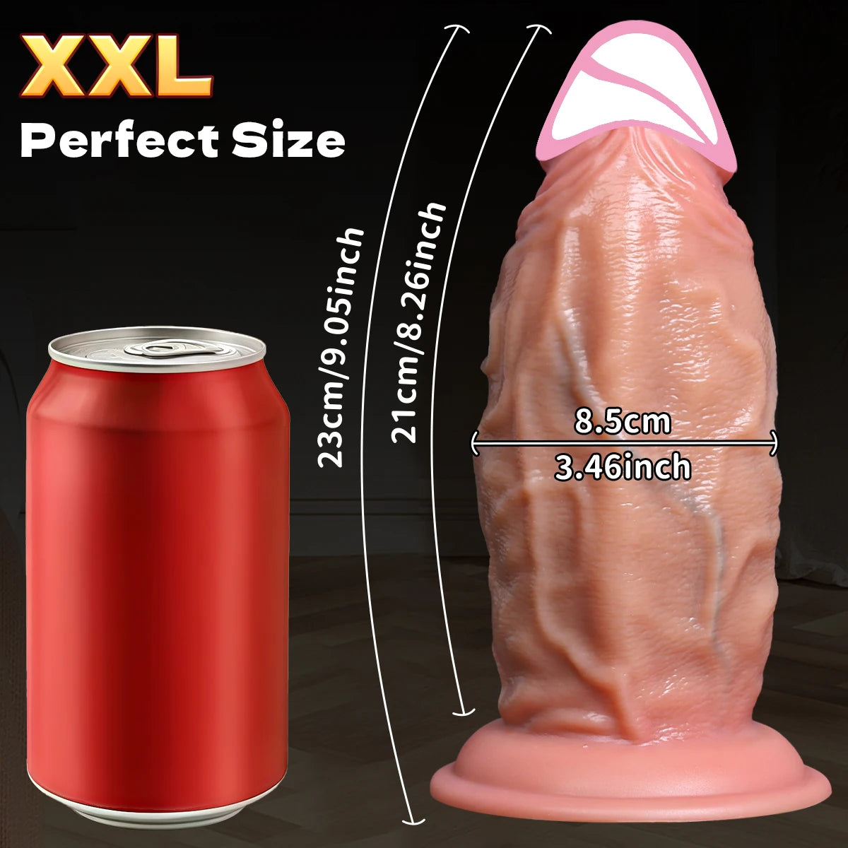 Huge Thick Dildo Big Dick Sex Toy for Women Soft Silicone Anal Big Penis With Super Suction Cup Female Masturbation Sex Products