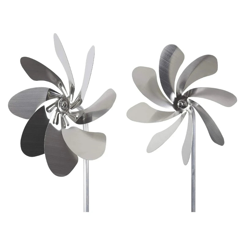 Garden Windmill Rotation Wind Spinners Decorative Stakes Pinwheels Decoration