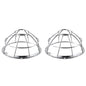 1/2pcs Iron Smoke Detector Protective Cover Sprinkler Cage Bracket Fire Covers Home Bathroom Kitchen Accessories Protect Parts