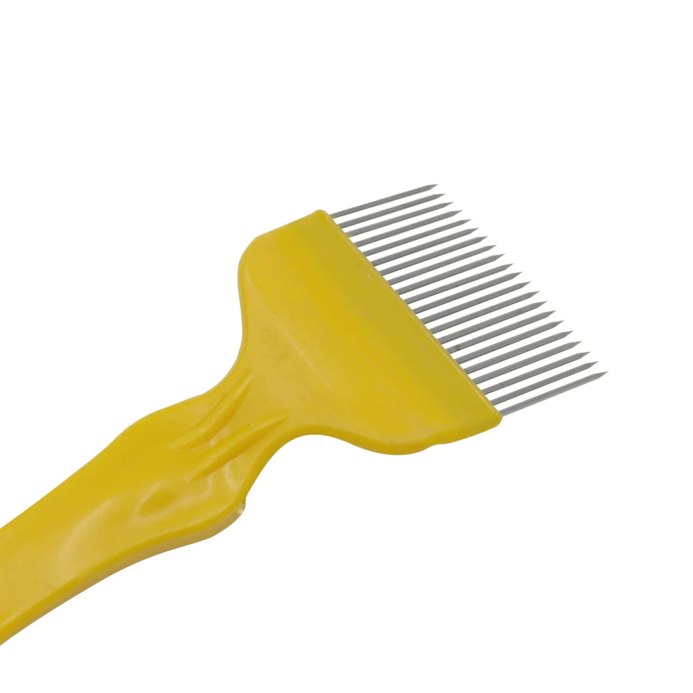 1 Pc Beekeeping Shovel Honey Spatula Anti-slip Handle 21 Needle-shaped Cut Honey Knife Spur Tooth Beehive Tools