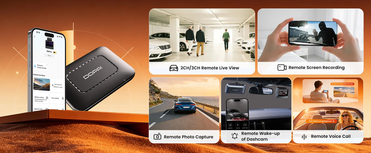 DDPAI Z90 Master 4K+4K Dual Car Dashcam Front and Rear Dual HDR Dash Cam GPS ADAS Parking Night Vision Camera DVR Video Recorder