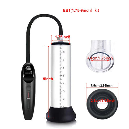 Automatic Penis Pump Penis Enlarger Vacuum Pump Sex Toys for Men Penile Bigger Trainer Adult Male Masturbator Penis Enlargement