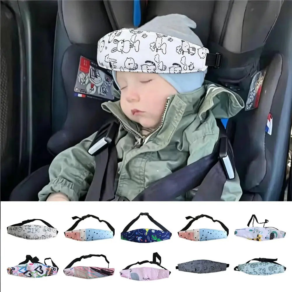 Infant Baby Car Seat Head Auto Sleeping Headrest Support Children Belt Fastening Belt Adjustable Sleep Positioner Baby Saftey