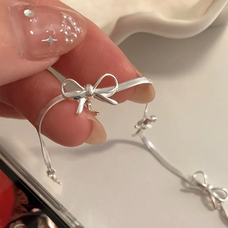 VENTFILLE 925 Sterling Silver Butterfly Bracelet for Girl Bead String Design Insect Fashion Versatile Jewelry Gift Dropshipping
