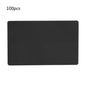 100 Pack Thick 0.18mm Business Cards Blanks Colored Finish Aluminum Metal Cards