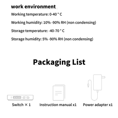 NEW Xiaomi Mi 10G Ethernet Switch 4×2.5G+2×10GMbps Mini Network Switches VLAN Ethernet Splitter Lan Router 6 Ports Hub Switch