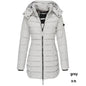 Winter Korean New Women's Cotton Padded Clothes Women's Medium Long Slim Cotton Padded Jacket Warm Down Cotton Padded Jacket