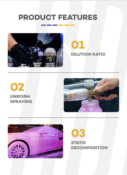 Pink Foaming Extreme Bodywash & Wax Foaming Car Wash Soap, (Works with Foam Cannons/Guns or Bucket Washes) For Cars, Trucks, RVs