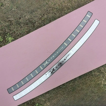 Car styling Rear Bumper Protector Sill Trunk Rear guard Tread Plate Trim For XPENG G9 2022 2023