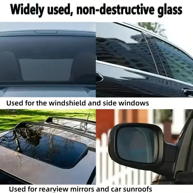 Glass Polishing Compound,Car Windshield Oil Film Remover Deep  Polishing Car Window And Mirror Repair Kit Car Scratch Compound