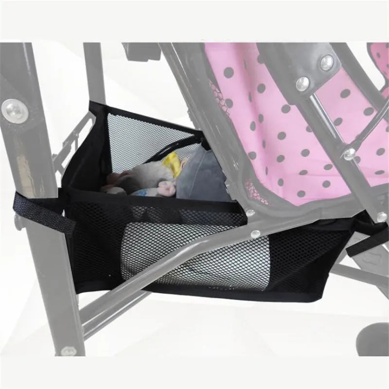 Baby Stroller Basket Storage Portable Pram Newborn Stroller Basket Useful Basket Stroller Accessories