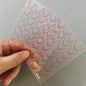 2Sheets French Gradient Line Nail Art Stickers 3D Self-Adhesive White+Black Slider Design Stencil Manicure Guides DIY Nail Decor