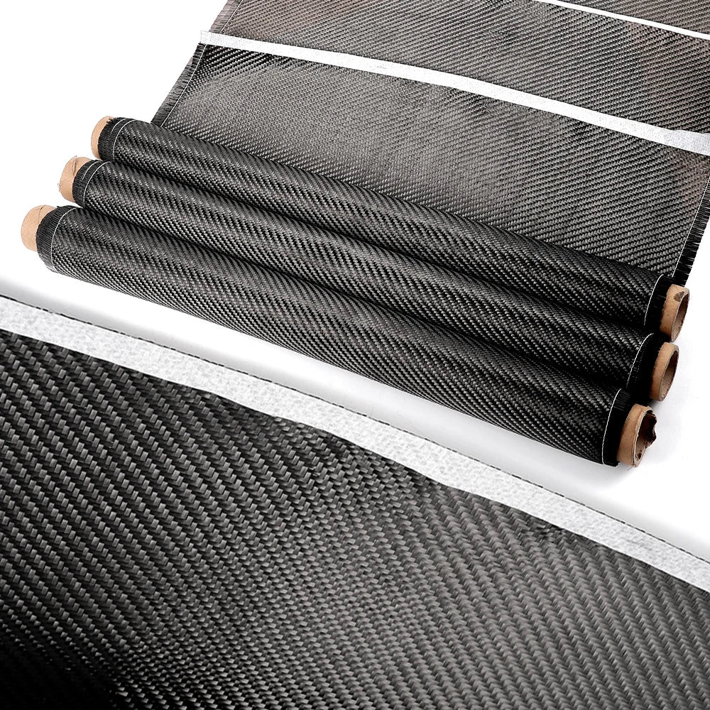 3K 200gsm Carbon Fiber Cloth 50cm/30cm wide Plain Carbon Fabric For Commercial Car Part Sport Equipment
