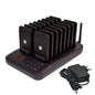 Calling System With 16 Pagers Buzzer Light Vibration 4 Modes Keypad Transmitter Guest Paging Coaster For Restaurant Coffee Shop