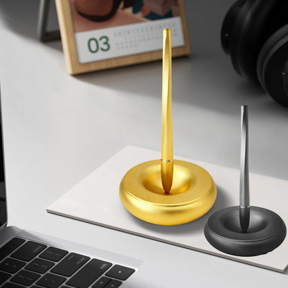 New Creative Aluminum Alloy Magnetic Levitation Self Supporting Signature Pen Business Office Swing Freely Not Fall Pen Gift Box