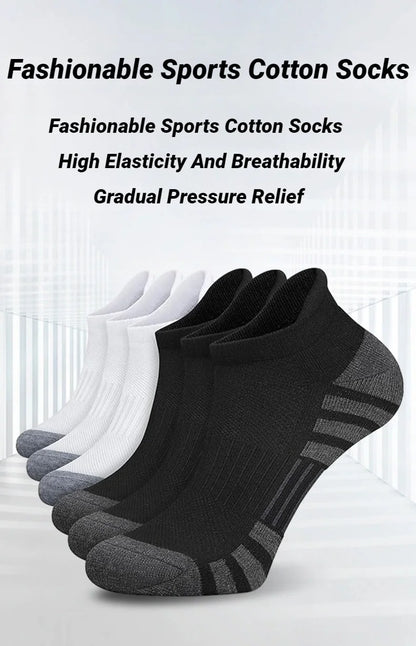 3 Pairs Ankle Athletic Running Socks Cushioned  Breathable Low Cut Sports Tab Socks For Men And Women