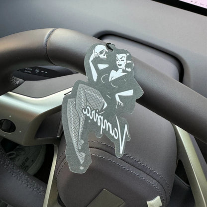 Horror and Weird Smells (Vampire Skull Poster) Special Edition Cologne (4711 Special Edition Classic for Both Men and Women) Car Air Freshener |   Rearview Mirror Hanger & Dual-Purpose Air Vent Clip |   Natural Material Aroma