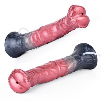 NNSX Horse Squirting Anal Plug Dildo Ejaculation Penis with Strong Sucker G-spot Stimulation Silicone Erotic Sex Toys For Woman