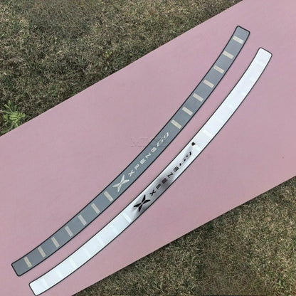 Car styling Rear Bumper Protector Sill Trunk Rear guard Tread Plate Trim For XPENG G9 2022 2023