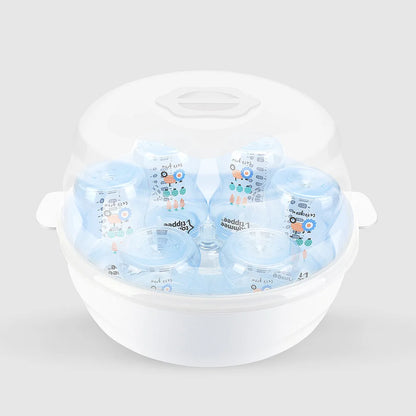 Microwave Steam Sterilizer for Baby Bottles Temperature Nipple Sterilizer Bottle Holder Storage Box Baby Bottle Warmer BPA Free