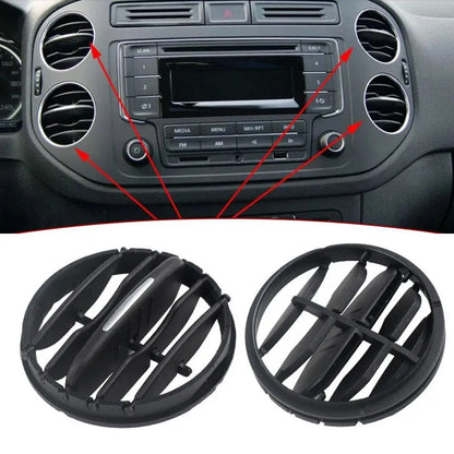 Air Vent Cover For Volkswagen Tiguan 2010-2017 Car Interior Air Conditioning Vents Grille Car Conditioning Folding Accessories
