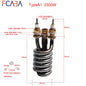 FCABA Electric Faucet Heating Element 220V 3000W/3300W Instant Hot Water Heater Parts Stainless Steel Heating Equipment