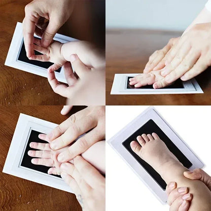 Baby Handprint Footprint Ink Pads Newborn Pet Cat Dog Paw Prints Keepsakes Safe Non-toxic No-Touch Skin Inkless Inkpad
