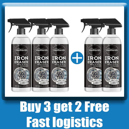 Multi-Purpose Rust Remover Spray | Strong Elimination of Rust & Iron Buildup, Ideal for Chrome Paint & Automotive Maintenance