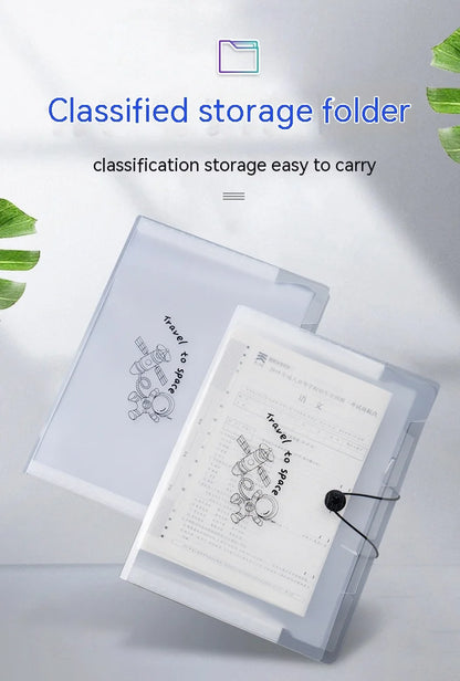 A4 folder Organ bag Test paper storage bag Archive folder Multilayer subject classification file bag
