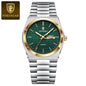 POEDAGAR Top Business Man Watch Luminous Waterproof Stainless Steel Men Wristwatch Date Week Quartz Fashion Casual Men's Watches