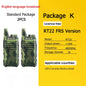 Retevis RT622 Mini Walkie Talkie 2pcs PMR446 Portable Two-way Radio PTT Walkie Talkies Communication Radio for Restaurant Hotel