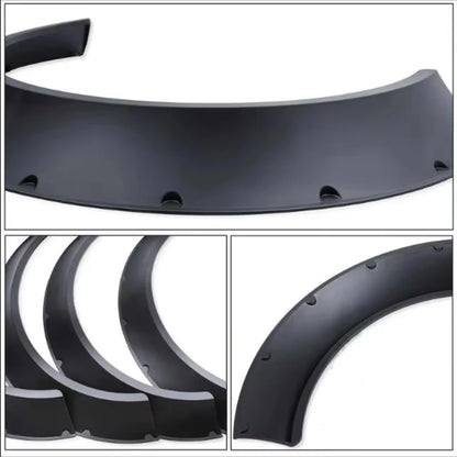 Car Modification With Wide Body Wheel Arches And Mudguards Suitable For SUVs And Off-Road Vehicles With Widened Wheel Arches