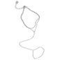 Yhpup Trendy Stainless Steel Zircon Beads Back of Hand Chain Finger Bracelet Fashion Chic Sexy Jewelry Waterproof Wholesale Gift