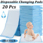 20-100Pcs Disposable Changing Pad High Absorbent Diaper Changing Pads Waterproof Leak Proof Baby Disposable Underpads for Baby