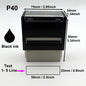 Custom Self-Inking Stamp Customized Self-Inking Business Address Wax Seal Name Handicrafts Personalize Rubber Stamps