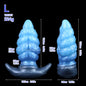 FAAK Silicone Wearable Anal Plug with Large Tail size S M L XL XXL Wireless Control Strapon Vibrator BDSM Flirting Sex Toys