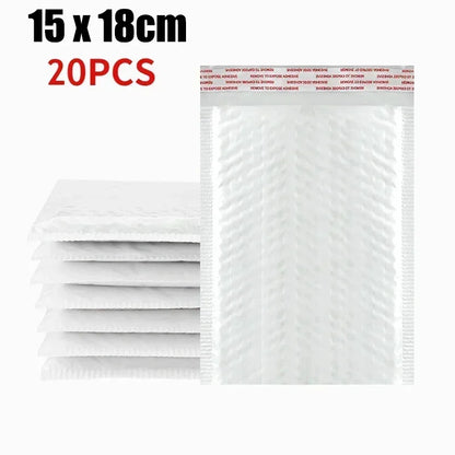 Universal Shipping Bags White Foam Envelope Adhesive Mailing Waterproof Bag Padded Envelopes for Magazine Lined Bubble Mailer
