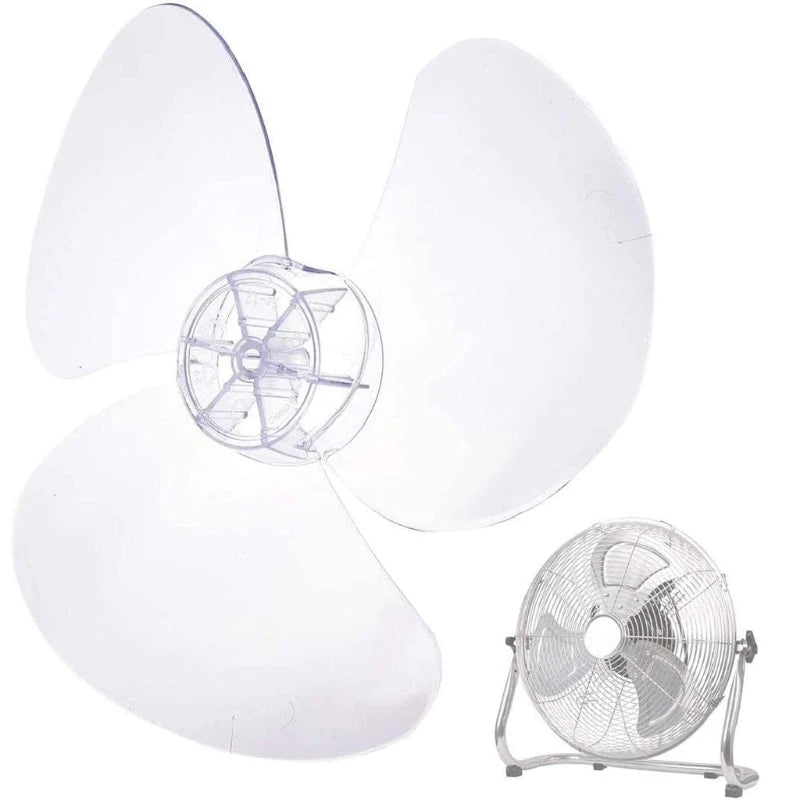 Big Wind 11/12/16inch Plastic Fan Blade 3 Leaves Stand/Table Fanner Accessories