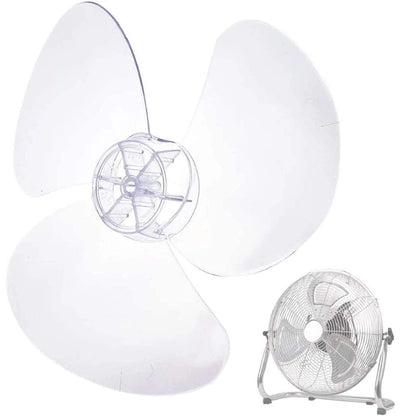 Big Wind 11/12/16inch Plastic Fan Blade 3 Leaves Stand/Table Fanner Accessories